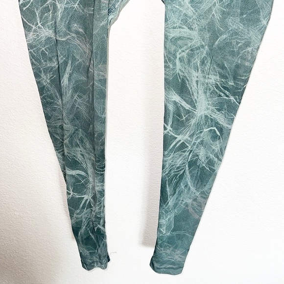 Nike Power Pocket Hyper Mesh Mint Tulle Training High Rise Tight - Picture 3 of 12